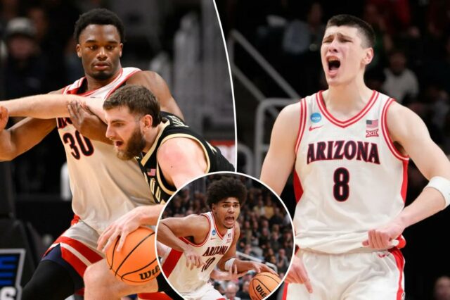 Arizona provou ser bom demais para Purdue chegar à primeira Final Four em 25 anos
