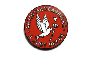 Artists4Ceasefire revela novos pins desenhados por Shepard Fairey antes do Oscar (EXCLUSIVO) Artists4Ceasefire revela novos pins desenhados por Shepard Fairey antes do Oscar (EXCLUSIVO)