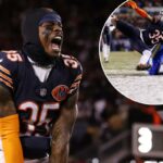 CJ Gardner-Johnson #35 do Chicago Bears entra em campo antes do jogo contra o Green Bay Packers no Soldier Field em 20 de dezembro de 2025 em Chicago, Illinois.