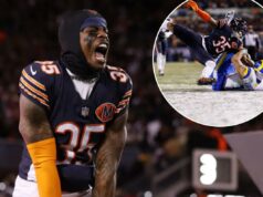 As contas arriscam US $ 6 milhões em CJ Gardner-Johnson após uma temporada caótica CJ Gardner-Johnson #35 do Chicago Bears entra em campo antes do jogo contra o Green Bay Packers no Soldier Field em 20 de dezembro de 2025 em Chicago, Illinois.