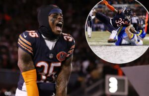 As contas arriscam US $ 6 milhões em CJ Gardner-Johnson após uma temporada caótica CJ Gardner-Johnson #35 do Chicago Bears entra em campo antes do jogo contra o Green Bay Packers no Soldier Field em 20 de dezembro de 2025 em Chicago, Illinois.