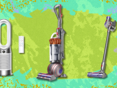 As ofertas da Dyson estão disponíveis na Amazon Big Spring Sale – economize em aspiradores e purificadores de ar Dyson Ball Animal 3 Vácuo extra vertical em fundo branco