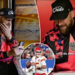As surpresas de Patrick Mahomes animaram Travis Kelce quando o tight end assina contrato com os Chiefs: 'Lar doce lar'