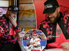 As surpresas de Patrick Mahomes animaram Travis Kelce quando o tight end assina contrato com os Chiefs: ‘Lar doce lar’ As surpresas de Patrick Mahomes animaram Travis Kelce quando o tight end assina contrato com os Chiefs: 'Lar doce lar'