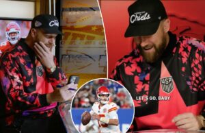 As surpresas de Patrick Mahomes animaram Travis Kelce quando o tight end assina contrato com os Chiefs: ‘Lar doce lar’ As surpresas de Patrick Mahomes animaram Travis Kelce quando o tight end assina contrato com os Chiefs: 'Lar doce lar'