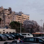 Ataque aéreo israelense destruiu prédio residencial em Beirute