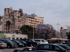 Ataque aéreo israelense destruiu prédio residencial em Beirute Ataque aéreo israelense destruiu prédio residencial em Beirute