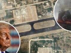 Ataque aéreo liderado pelos EUA ao Irã se aproxima do 13º dia, sem fim à vista Petroleiros e navios de carga se alinham no Estreito de Ormuz visto de Mina Al Fajer, Emirados Árabes Unidos, quarta-feira, 11 de março de 2026. (AP Photo/Altaf Qadri)