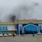 Ataque de drone iraniano no aeroporto do Azerbaijão