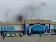 Ataque de drone iraniano no aeroporto do Azerbaijão Ataque de drone iraniano no aeroporto do Azerbaijão