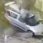 'Atingimento de míssil' vira carro em Israel
