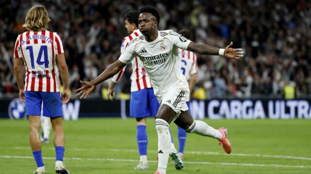 Atlético de Madrid x Real Madrid – Vinicius marca a vitória em uma disputa confusa de cinco gols
