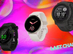 Aumente o nível de sua jornada de condicionamento físico com smartwatches Garmin ainda com desconto durante a Amazon Big Spring Sale Garmin Forerunner 55 em fundo branco