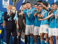 Aurelio De Laurentiis fará uma reverência ao Napoli Soccer Doc nos EUA, com a presença da prefeita de Los Angeles, Karen Bass Aurelio De Laurentiis fará uma reverência ao Napoli Soccer Doc nos EUA, com a presença da prefeita de Los Angeles, Karen Bass