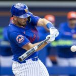 O veterano apanhador Austin Barnes, que acertou uma única no início do treinamento de primavera, espera conseguir uma vaga no Mets.