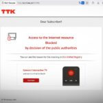 a screenshot showing Archive.today blocked, attributing the block to Russian authorities.