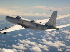 Avião do ‘Dia do Juízo Final’ novamente visto voando baixo sobre a Califórnia – enquanto as tensões no Irã disparam E o Boeing E-6B Mercury