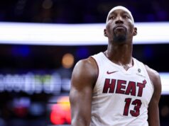 Bam Adebayo responde aos críticos do jogo ‘antiético’ de 83 pontos Miami Heat star Bam Adebayo against the Philadelphia 76ers