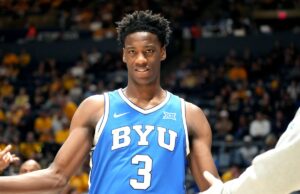 Big 12 anuncia grandes novidades sobre a estrela da BYU AJ Dybantsa antes do torneio da NCAA Big 12 anuncia grandes novidades sobre a estrela da BYU AJ Dybantsa antes do torneio da NCAA