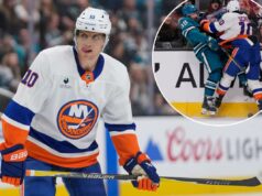 Brayden Schenn não perdeu tempo em mostrar aos ilhéus tudo o que ele pode trazer Brayden Schenn não perdeu tempo em mostrar aos ilhéus tudo o que ele pode trazer