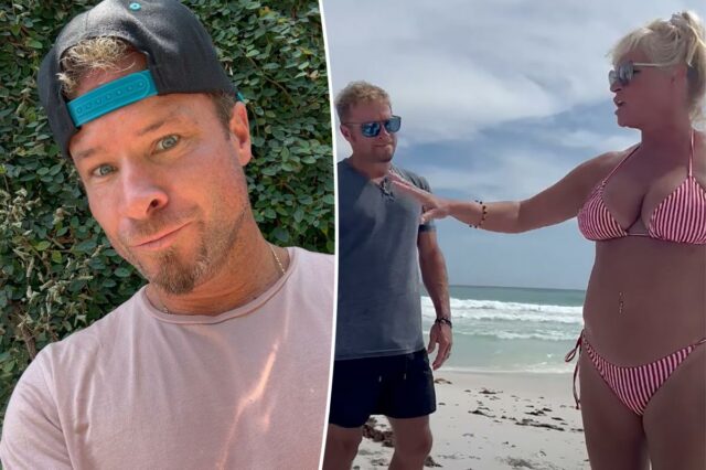Brian Littrell afirma que sua família está enfrentando ameaças violentas de incendiar uma casa e trazer 'armas' em meio a uma disputa de invasão
