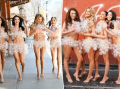 Brooks Nader e suas irmãs fazem barulho em nada além de bolhas nas ruas de Nova York Brooks Nader e suas irmãs fazem barulho em nada além de bolhas nas ruas de Nova York