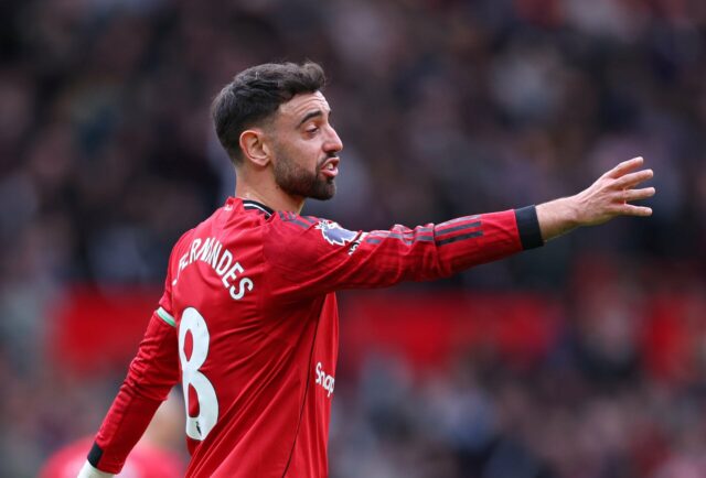 Bruno Fernandes acaba de ultrapassar o recorde de David Beckham com masterclass do Man Utd contra o Crystal Palace
