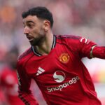 Bruno Fernandes reage ao fazer história para o Man Utd, aproximando-se da história da Premier League