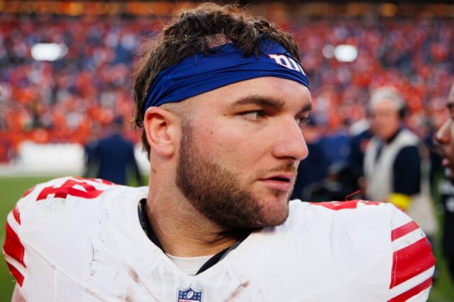 Cam Skattebo emite desculpas públicas sobre comentários controversos do CTE Cam Skattebo #44 of the New York Giants