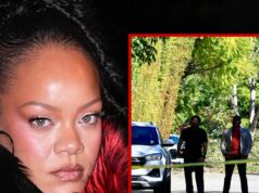 Casa de Rihanna em Beverly Hills alvo de tiroteio, suspeito sob custódia rihanna-main-getty-backgrid-2
