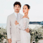 Charles Leclerc se casa com Alexandra Saint-Mleux em Mônaco