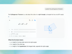 ChatGPT agora pode gerar recursos visuais para aulas de matemática e ciências Uma captura de tela de um bate-papo do ChatGPT. O usuário pergunta