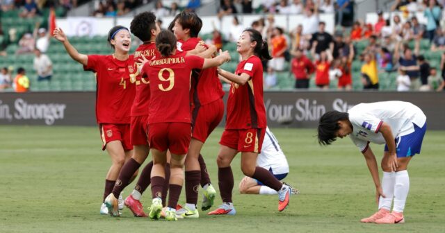 China venceu Taiwan por 2 a 0 na prorrogação e chegou às semifinais da Copa Asiática Feminina
