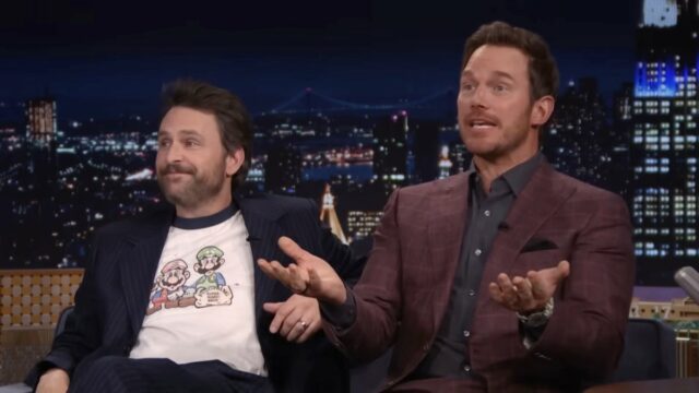 Chris Pratt se lembra de ter sido cortado de um filme com Charlie um dia antes de fazerem ‘Super Mario’ juntos | Vídeo
