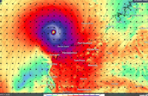 Ciclone Narelle será reconstruído no mar esta noite antes de seguir para o sul ciclone narelle