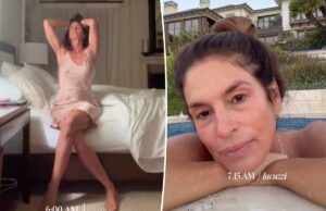 Cindy Crawford criticou sua rotina matinal: ‘Nada como ter dinheiro’ Cindy Crawford criticou sua rotina matinal: 'Nada como ter dinheiro'