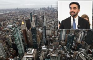 Classificação de crédito de Nova York em queda enquanto Moody’s soa alarme sobre lacunas orçamentárias Zohran Mamdani falando em uma audiência da Rental Ripoff na Fordham University.