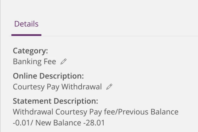 Cliente do banco gasta 1 centavo no cheque especial - seu extrato o impede de agir
