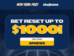 Código de bônus theScore Bet NPNEWS: Ganhe uma redefinição de aposta de até $ 1.000 para os jogos do torneio da NCAA de quinta-feira Código de bônus theScore Bet NPNEWS: Ganhe uma redefinição de aposta de até $ 1.000 para os jogos do torneio da NCAA de quinta-feira