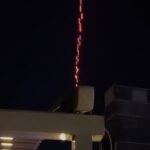 Comensais testemunham tentativa de interceptação de drones em Bagdá