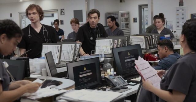 Comentário: Enquanto 'The Pitt' sofre um colapso digital, um humano com experiência analógica salva o dia
