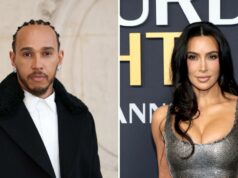 Como Lewis Hamilton se sente em relação a Kim Kardashian em meio ao romance Lewis Hamilton perguntou sobre o romance de Kim Kardashian pela primeira vez