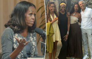 Como Michelle e Barack Obama estão navegando na ‘nova fase’ do casamento como ninhos vazios Como Michelle e Barack Obama estão navegando na 'nova fase' do casamento como ninhos vazios