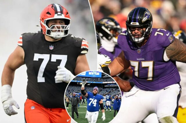 Como os Giants podem preencher lacunas na linha ofensiva na segunda onda de agência gratuita da NFL – com o pára-raios dos Ravens em jogo

