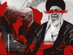 Como se desenrolou o ataque mortal dos EUA e de Israel ao Irão, momento a momento Pessoas observam a fumaça subindo no horizonte após uma explosão em Teerã, no Irã.