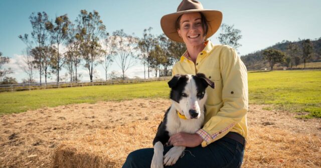 Como uma garota da cidade que virou rural e seu animado collie conquistaram Muster Dogs
