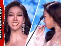 Concorrente de concurso de beleza tailandês perde dente postiço no palco Concorrente de concurso de beleza tailandês perde dente postiço no palco