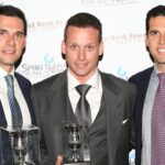 Oren Alexander, Tal Alexander e Alon Alexander em 2014.