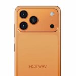 Cosmic Orange é o novo preto, já que os concorrentes copiam a cor | Hotwav A17 Pro Max mostrado