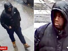 Criminoso de jaqueta de baiacu preso por socar uma guarda de trânsito da escola da NYPD: policiais Anthony Andrus, 35 anos – que tem pelo menos sete prisões anteriores – foi acusado de agressão em conexão com o ataque de 5 de março à guarda feminina, disse a polícia.